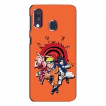 Naruto Anime Чехлы для Самсунг А40 (2019) (AlphaPrint) Наруто с командой - купить на Floy.com.ua