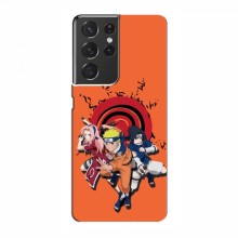 Naruto Anime Чехлы для Самсунг S21 Ультра (AlphaPrint) Наруто с командой - купить на Floy.com.ua