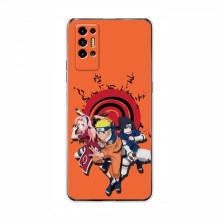 Naruto Anime Чехлы для Техно Пова - 2 (AlphaPrint) Наруто с командой - купить на Floy.com.ua