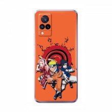 Naruto Anime Чехлы для Виво В21 (AlphaPrint) Наруто с командой - купить на Floy.com.ua