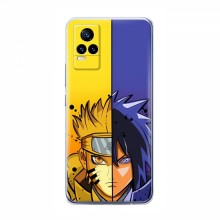 Naruto Anime Чехлы для Виво В21Е (AlphaPrint) Naruto Vs Sasuke - купить на Floy.com.ua