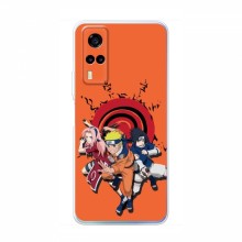 Naruto Anime Чехлы для Виво у31 (AlphaPrint) Наруто с командой - купить на Floy.com.ua