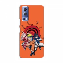 Naruto Anime Чехлы для Виво у72 (AlphaPrint) Наруто с командой - купить на Floy.com.ua