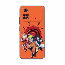 Naruto Anime Чехлы для Поко М4 Про 4G (AlphaPrint) Наруто с командой - купить на Floy.com.ua