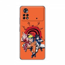 Naruto Anime Чехлы для Поко X4 Про (5G) (AlphaPrint) Наруто с командой - купить на Floy.com.ua