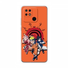 Naruto Anime Чехлы для Редми 10С (AlphaPrint) Наруто с командой - купить на Floy.com.ua