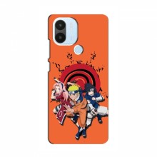 Naruto Anime Чехлы для Поко С50 (AlphaPrint) Наруто с командой - купить на Floy.com.ua
