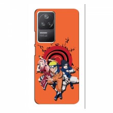 Naruto Anime Чехлы для Поко Ф4 (5G) (AlphaPrint) Наруто с командой - купить на Floy.com.ua