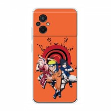 Naruto Anime Чехлы для Поко М5 (AlphaPrint) Наруто с командой - купить на Floy.com.ua