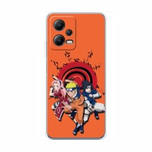 Naruto Anime Чехлы для Поко Х5 (5Джи) (AlphaPrint) Наруто с командой - купить на Floy.com.ua