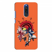 Naruto Anime Чехлы для Редми 8 (AlphaPrint) Наруто с командой - купить на Floy.com.ua