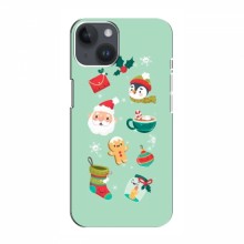 Новогодние Чехлы для Айфон 15 (VPrint) - купить на Floy.com.ua