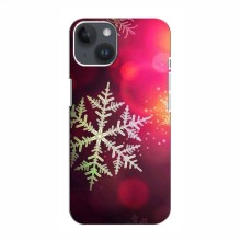 Новогодние Чехлы для Айфон 15 (VPrint) Снежинка - купить на Floy.com.ua