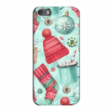 Новогодние Чехлы для iPhone 5 / 5s / SE (VPrint) Одежда - купить на Floy.com.ua