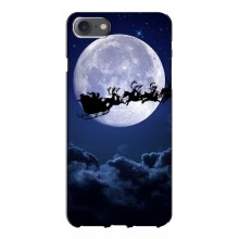 Новогодние Чехлы для Айфон 7 (VPrint) Санта - луна - купить на Floy.com.ua