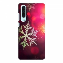 Новогодние Чехлы для Huawei P30 (VPrint) Снежинка - купить на Floy.com.ua