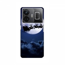 Новогодние Чехлы для RealMe GT Neo 5 (VPrint) Санта - луна - купить на Floy.com.ua