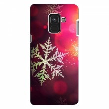 Новогодние Чехлы для Samsung A8, A8 2018, A530F (VPrint) Снежинка - купить на Floy.com.ua