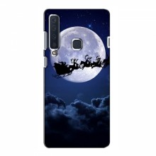 Новогодние Чехлы для Samsung A9 2018 (VPrint) Санта - луна - купить на Floy.com.ua