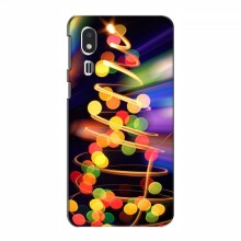 Новогодние Чехлы для Samsung Galaxy A2 Core (VPrint) Гирлянды - купить на Floy.com.ua