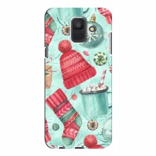 Новогодние Чехлы для Samsung A6 2018, A600F (VPrint) Одежда - купить на Floy.com.ua
