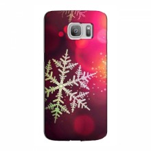 Новогодние Чехлы для Samsung S7 Еdge, G935 (VPrint) Снежинка - купить на Floy.com.ua