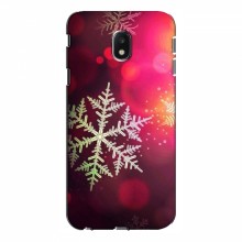 Новогодние Чехлы для Samsung J3 2017, J330FN европейская версия (VPrint) Снежинка - купить на Floy.com.ua