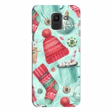 Новогодние Чехлы для Samsung J6 2018 (VPrint) Одежда - купить на Floy.com.ua
