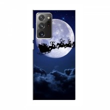 Новогодние Чехлы для Самсунг Галакси Ноут 20 Ультра (VPrint) Санта - луна - купить на Floy.com.ua