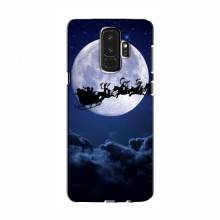 Новогодние Чехлы для Samsung S9 Plus (VPrint) Санта - луна - купить на Floy.com.ua