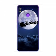 Новогодние Чехлы для Техно Поп 4 (VPrint) Санта - луна - купить на Floy.com.ua