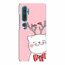 Новогодние Чехлы для Xiaomi Mi 10 Pro (VPrint) Зимний кот - купить на Floy.com.ua