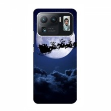Новогодние Чехлы для Xiaomi Mi 11 Ultra (VPrint) Санта - луна - купить на Floy.com.ua