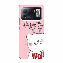 Новогодние Чехлы для Xiaomi Mi 11 Ultra (VPrint) Зимний кот - купить на Floy.com.ua