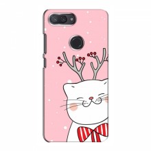 Новогодние Чехлы для Xiaomi Mi8 Lite (VPrint) Зимний кот - купить на Floy.com.ua