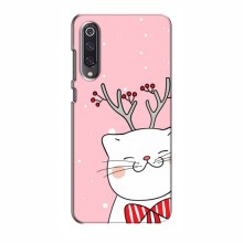 Новогодние Чехлы для Xiaomi Mi 9 SE (VPrint) Зимний кот - купить на Floy.com.ua