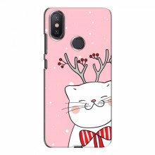 Новогодние Чехлы для Xiaomi Mi A2 Lite (VPrint) Зимний кот - купить на Floy.com.ua