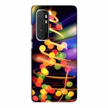 Новогодние Чехлы для Xiaomi Mi Note 10 Lite (VPrint) Гирлянды - купить на Floy.com.ua