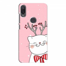 Новогодние Чехлы для Xiaomi Mi Play (VPrint) Зимний кот - купить на Floy.com.ua