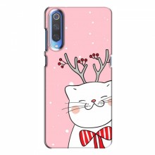 Новогодние Чехлы для Xiaomi Mi 9 (VPrint) Зимний кот - купить на Floy.com.ua