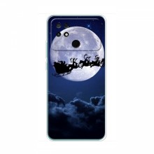 Новогодние Чехлы для Поко С40 (VPrint) Санта - луна - купить на Floy.com.ua