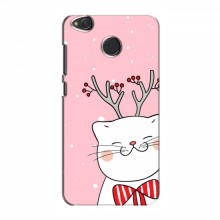 Новогодние Чехлы для Xiaomi Redmi 4X (VPrint) Зимний кот - купить на Floy.com.ua