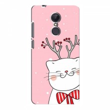 Новогодние Чехлы для Xiaomi Redmi 5 Plus (VPrint) Зимний кот - купить на Floy.com.ua