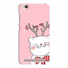 Новогодние Чехлы для Xiaomi Redmi 5A (VPrint) Зимний кот - купить на Floy.com.ua