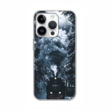 Новогодние, Праздничные Чехлы для iPhone 16 Pro Max - 2024 год Зимний поезд - купить на Floy.com.ua