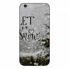 Новогодние, Праздничные Чехлы для iPhone 6 / 6s - 2024 год Let it snow - купить на Floy.com.ua