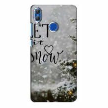 Новогодние, Праздничные Чехлы для Huawei Honor 10 Lite - 2024 год Let it snow - купить на Floy.com.ua