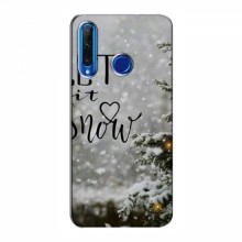 Новогодние, Праздничные Чехлы для Huawei Honor 10i - 2024 год Let it snow - купить на Floy.com.ua