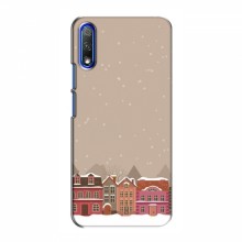 Новогодние, Праздничные Чехлы для Huawei Honor 9X - 2024 год Зимний город - купить на Floy.com.ua