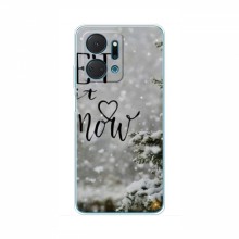 Новогодние, Праздничные Чехлы для Huawei Honor X7a - 2024 год Let it snow - купить на Floy.com.ua
